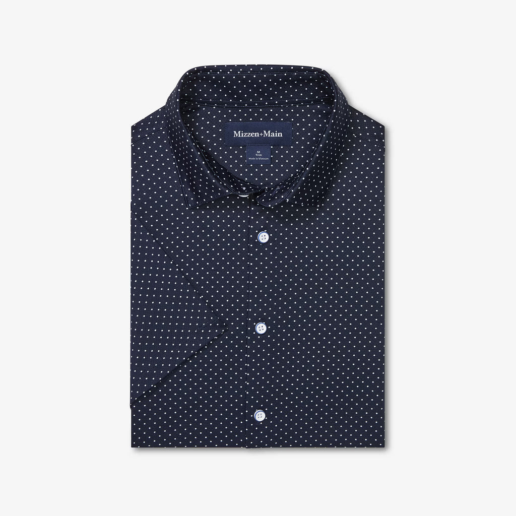 short dress shirt Phenom Classic Light Blue Striped Short Sleeve Dress Shirt Timeless and Stylish Fit